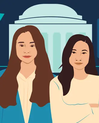 Illustration of Sydney and Tico