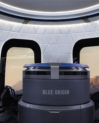 View from inside capsule