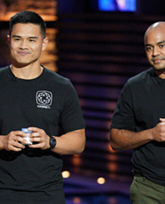 Russell Gong and Achal Patel pitch Cabinet Health on 'Shark Tank'