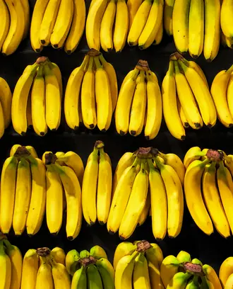 A pattern of bananas