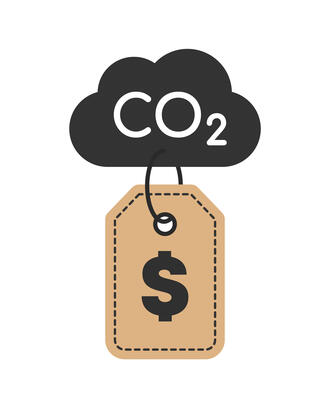 Carbon price tag