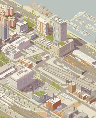 Illustration of city