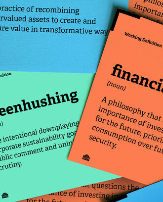 MIT Sloan 2024 Working Definitions: greenhushing, financial nihilism, glass cliff, low-ego leadership, and exaptation strategy