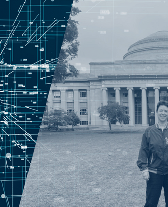 Jennifer Turliuk standing in front of the MIT Dome