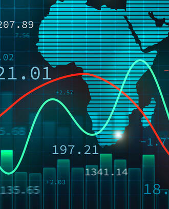 Foreign exchange or forex illustration with the world map, infographics and numbers. International finance, trade and economy concept.