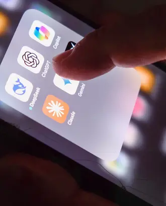 AI applications on a mobile device