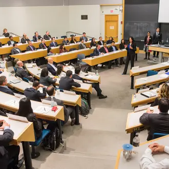 MIT EMBA Classroom with students