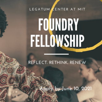 MIT Legatum Center Foundry Fellowship Banner