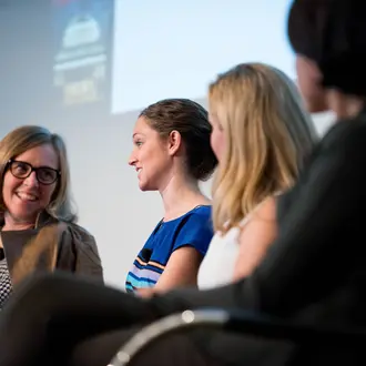 A photo of a women's panel