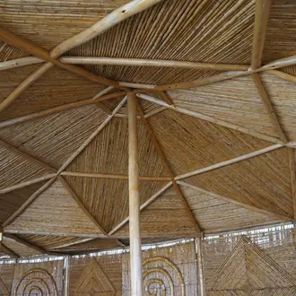 Bamboo ceiling