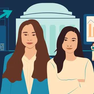 Illustration of Sydney and Tico