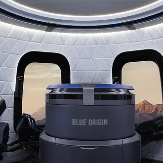 View from inside capsule