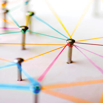 A colorful network 