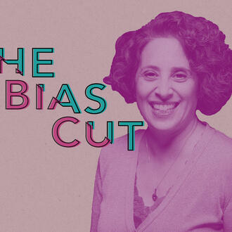 Maria Shapiro with series title "The Bias Cut"