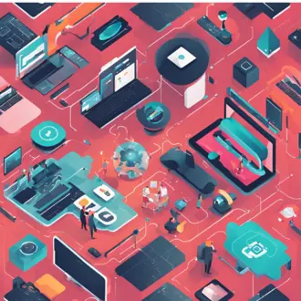 graphic of a circuit board