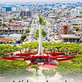 Aerial photography of Benin