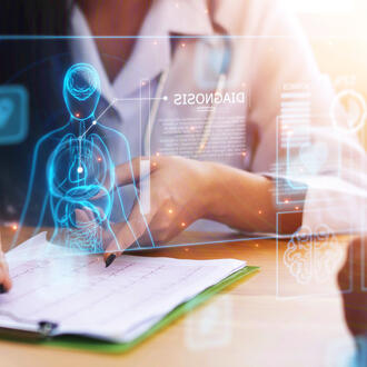 Doctor uses generative AI to help make a diagnosis