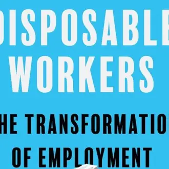 Image of part of the cover of the forthcoming book "Disposable Workers"