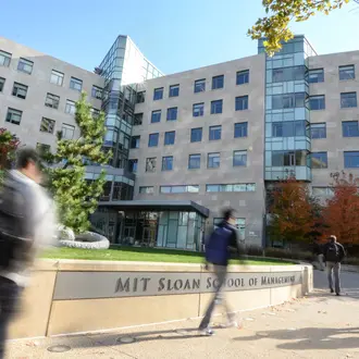 MIT Sloan School of Management E62 campus outdoors