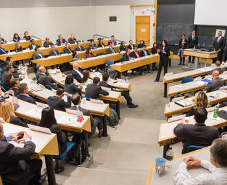 MIT EMBA Classroom with students
