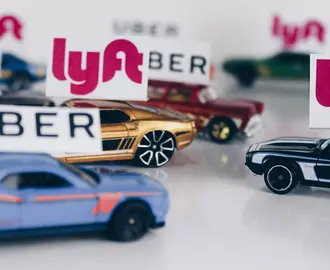 Uber Lyft cars