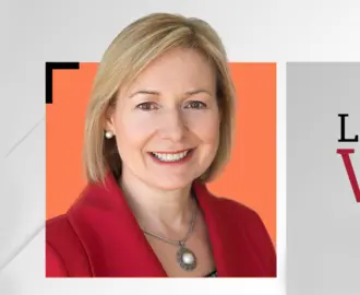 Banner image of Rosalind Picard with Valor Economico "Live do Valor" image.