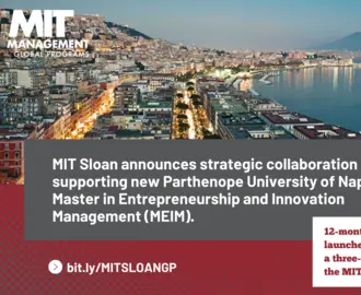 Banner announcing Parthenope collaboration.