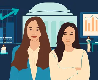 Illustration of Sydney and Tico