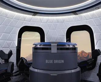 View from inside capsule