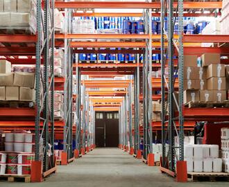 Image of the interior of a warehouse