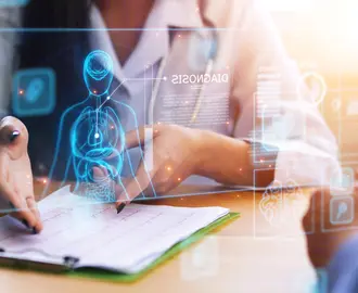 Doctor uses generative AI to help make a diagnosis