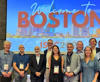 Members of the En-ROADS Team Receiving the System Dynamics Applications Award