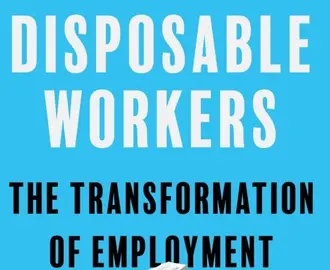 Image of part of the cover of the forthcoming book "Disposable Workers"