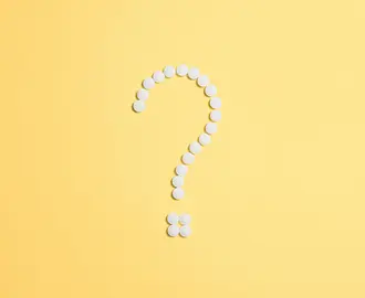 white question mark on a yellow background