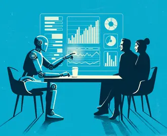 AI robot advising couple