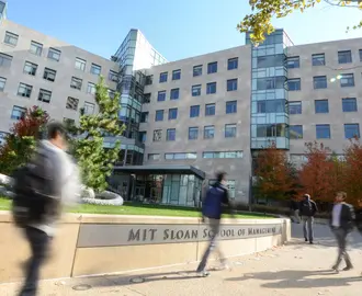 MIT Sloan School of Management E62 campus outdoors