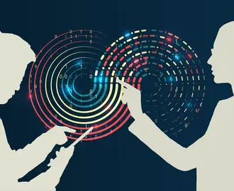Graphic of machine learning feedback loop