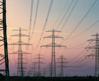 Electric wire towers