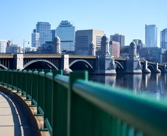 Longfellow Bridge on a sunny day