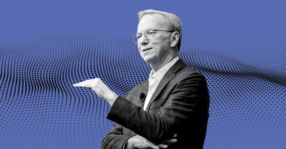 Former Google CEO Eric Schmidt on the challenges of regulating AI
