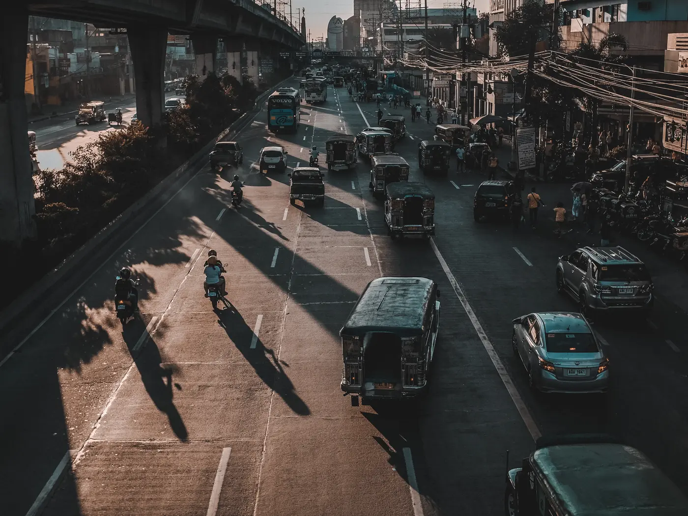 Traffic in Manila, Philippines