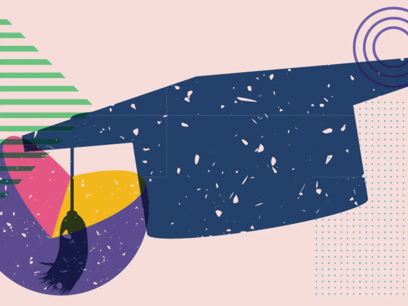 Illustration of graduation cap