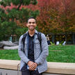 LGO student Abhi Rao smiles at the camera