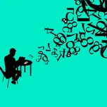 Illustration of numbers and bitcoins spilling out of an accountant sitting on a chair