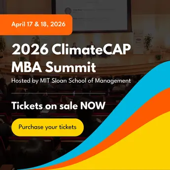 ClimateCAP MBA Summit Tickets now on sale.