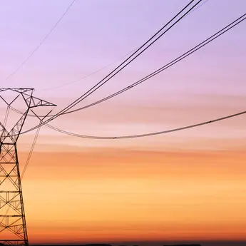 MIT Climate Policy Center_Powerlines Sunset