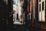 a back alleyway in Seattle