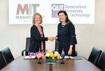 From left to right: Kris Schaefer, Senior Associate Dean of MIT Sloan School of Management, and Robina Xavier, Executive Dean of QUT Business School