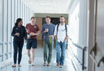 Student on interior bridge between E51 and E40