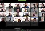 Zoom image of the finalists from the Latin America vs. COVID-19 hackathon.